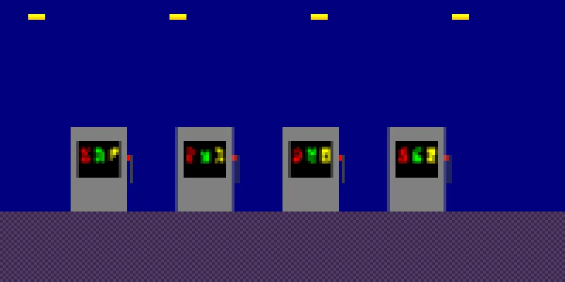 德州扑克8-bit像素娱乐中心全景